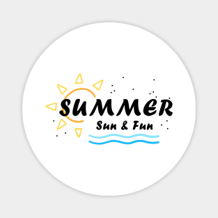 Summer Design, Summer Clothing, Summer vibe, Summer Sale Magnet